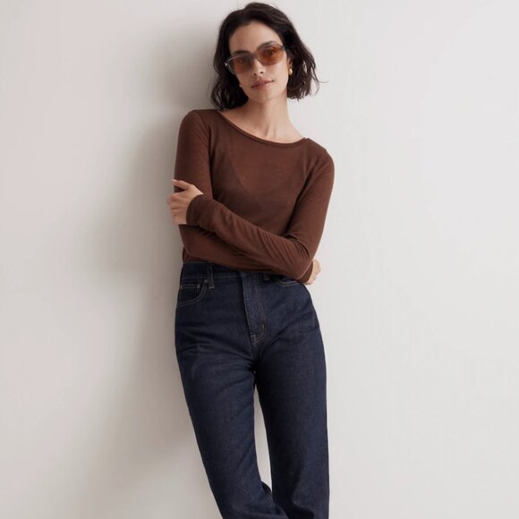 Madewell Long Sleeve Tee - Picture 4 of 6